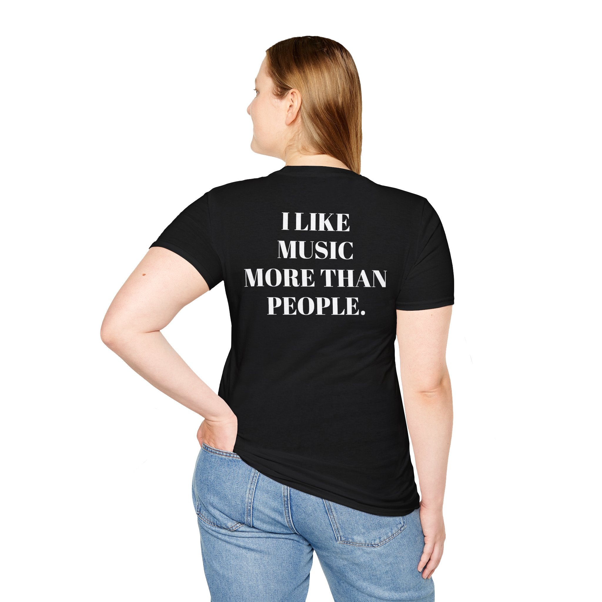I Like Music More Than People Tee