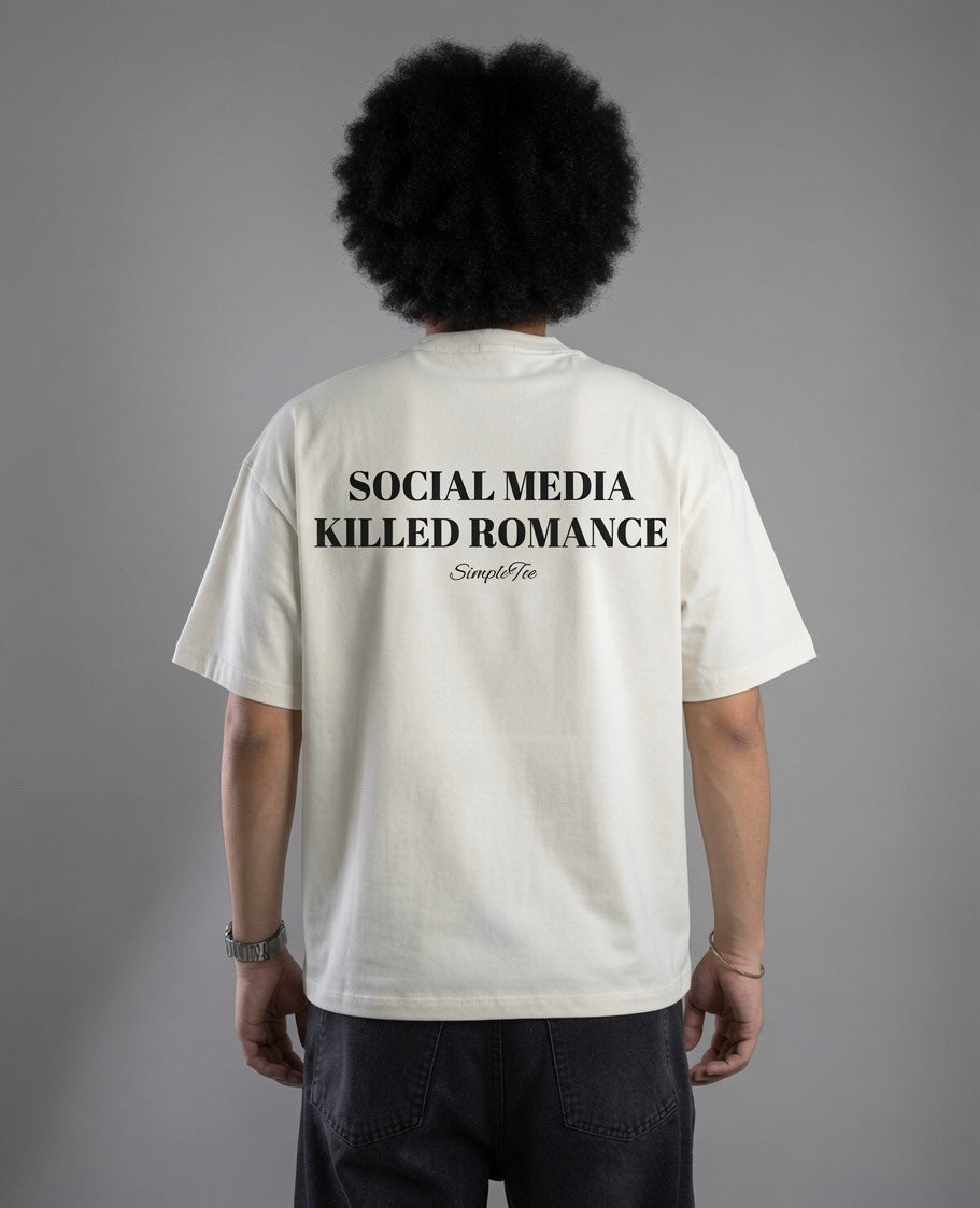 Social Media Killed Romance Tee